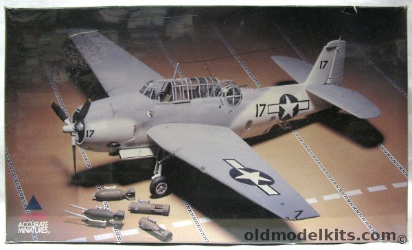 Accurate Miniatures 1/48 Grumman TBF-1C Avenger - Battle of the Atlantic May 1944 USS Block Island, 3403 plastic model kit